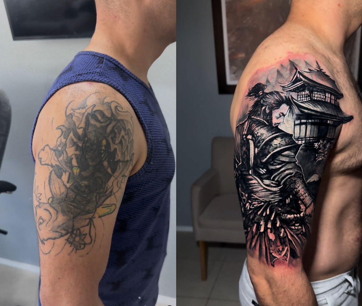 cover up nome antebraço masculino
