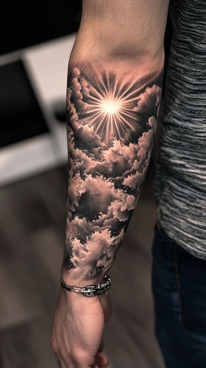 tatuagem de asas para cobrir nome braço masculino