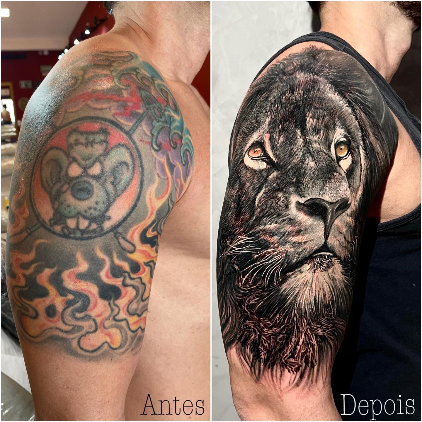 ideias tatuagem cobrir nome braço homem
