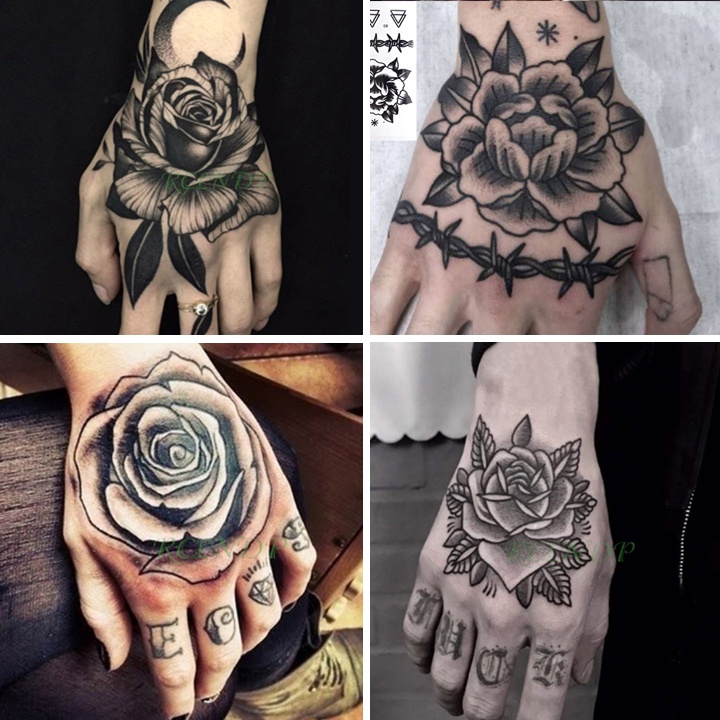 tatuagem masculina geométrica mão