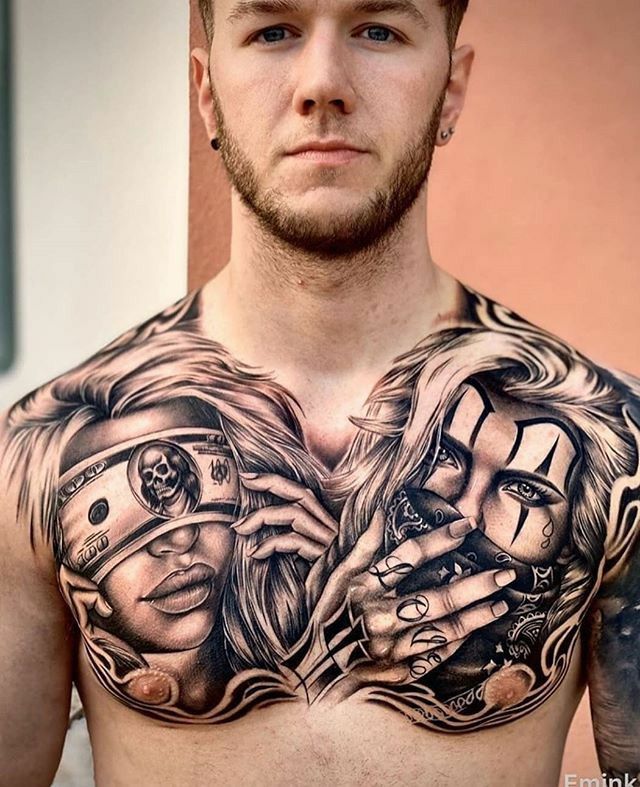 melhores tatuagens peito