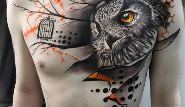 melhores tatuagens peito