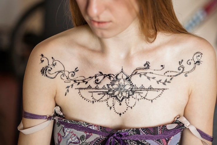 tatuagem clavícula