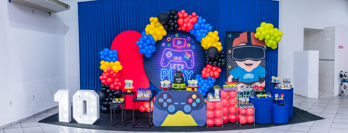 como organizar festa 10 anos masculino