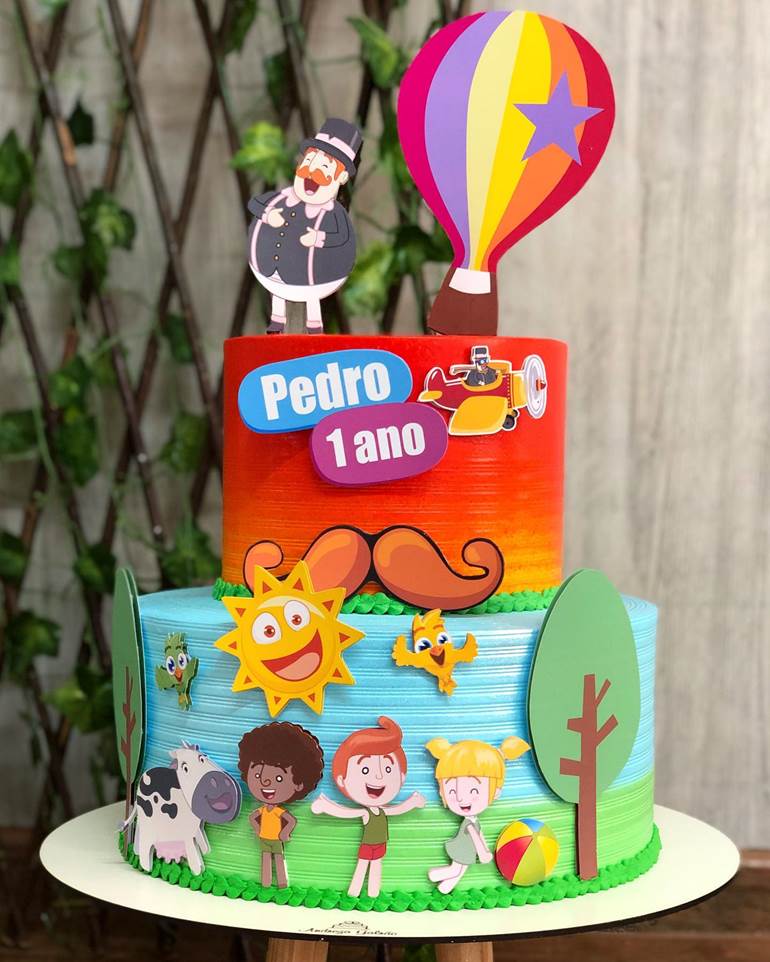 bolo de aniversário de 1 ano para bebê menino