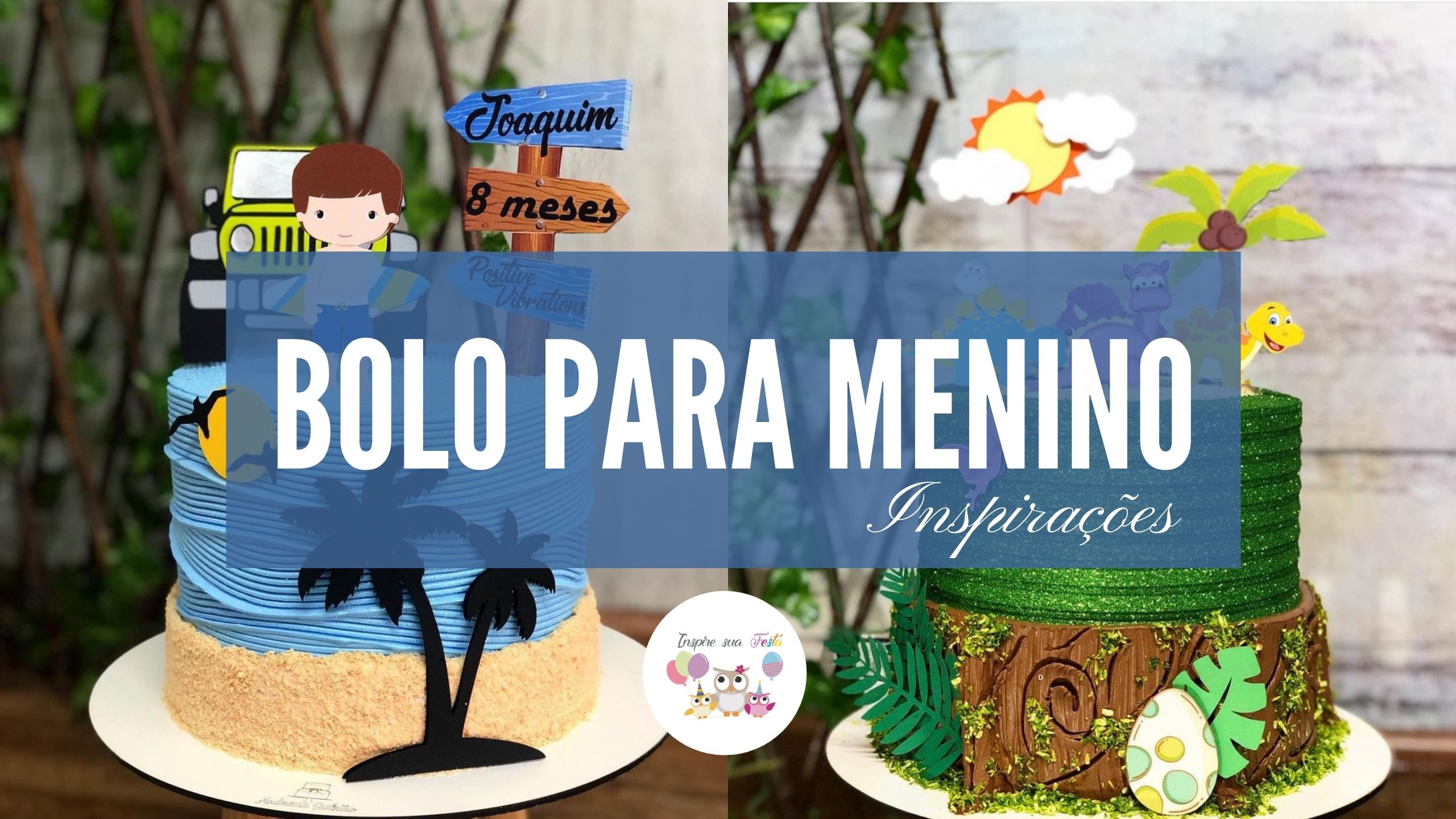 personalização bolo 1 ano masculino