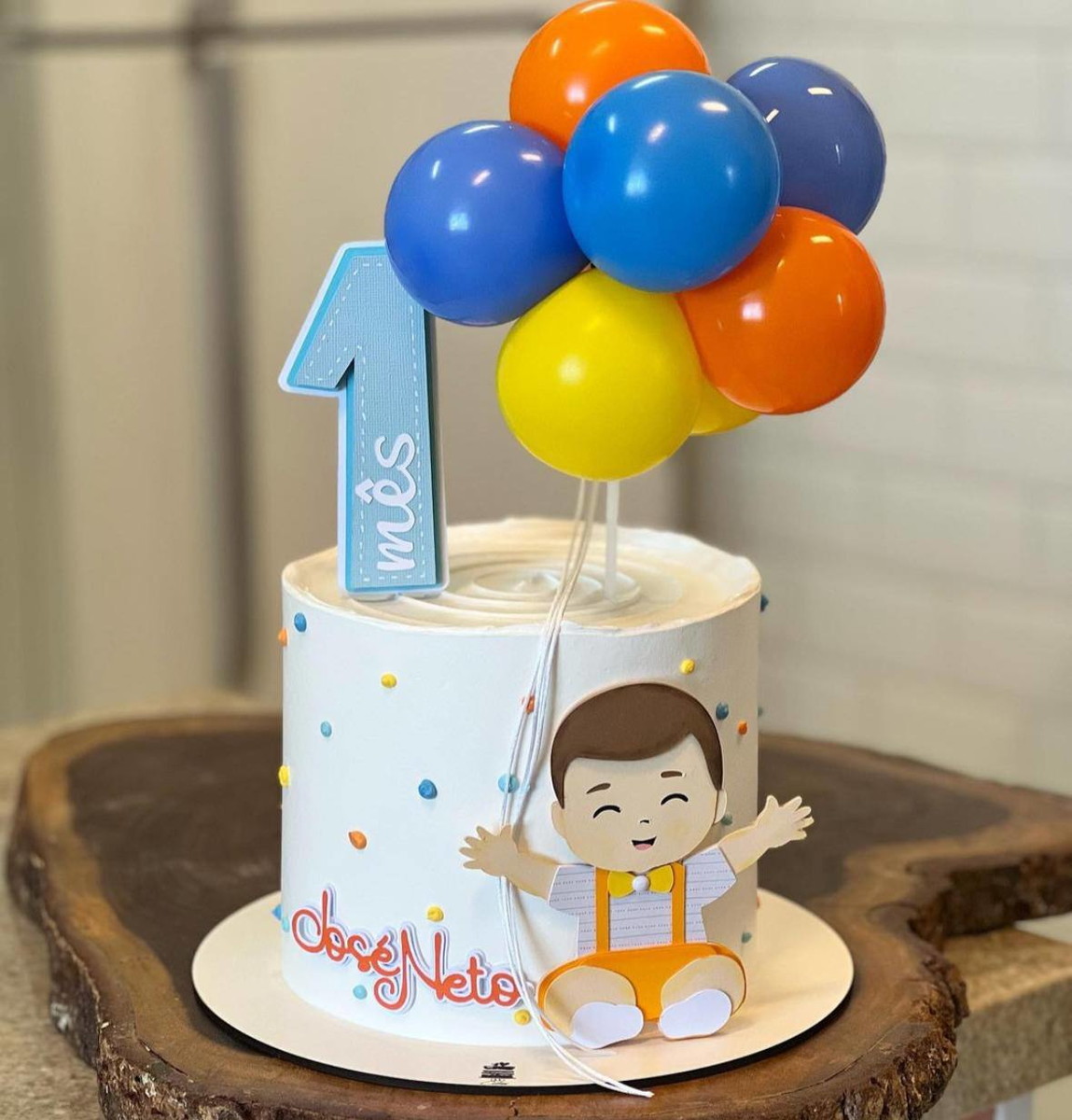 temas criativos para bolo de 1 ano masculino