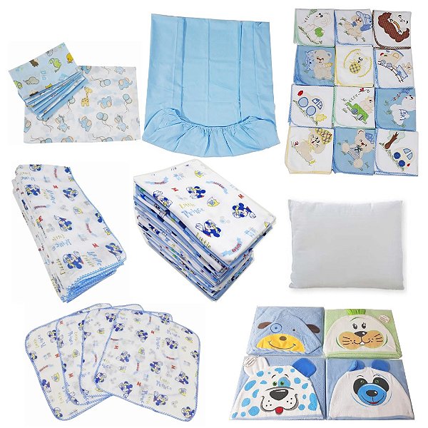 kits de enxoval para bebê masculino