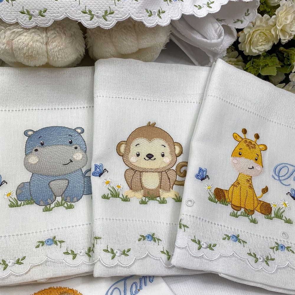 temas de safari para enxoval de bebê