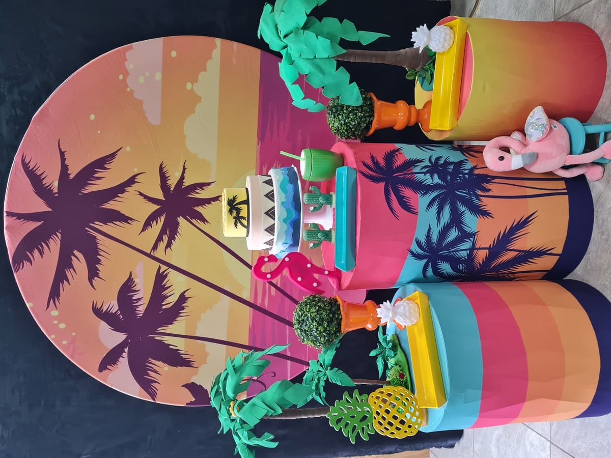 estilo havaiano masculino festa