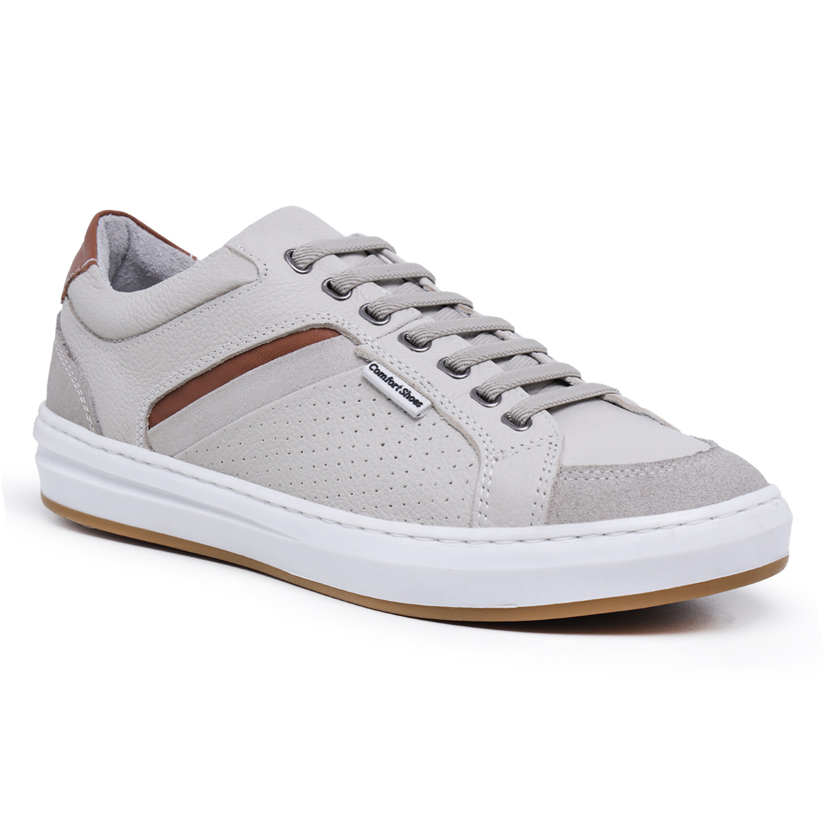 tênis masculino branco descolado