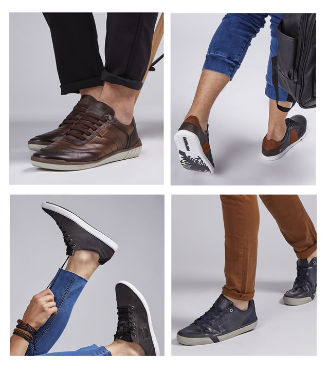 tênis casual para jeans claro