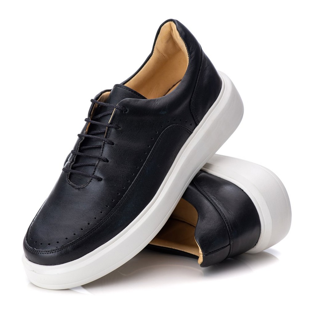 tenis casual masculino couro legitimo