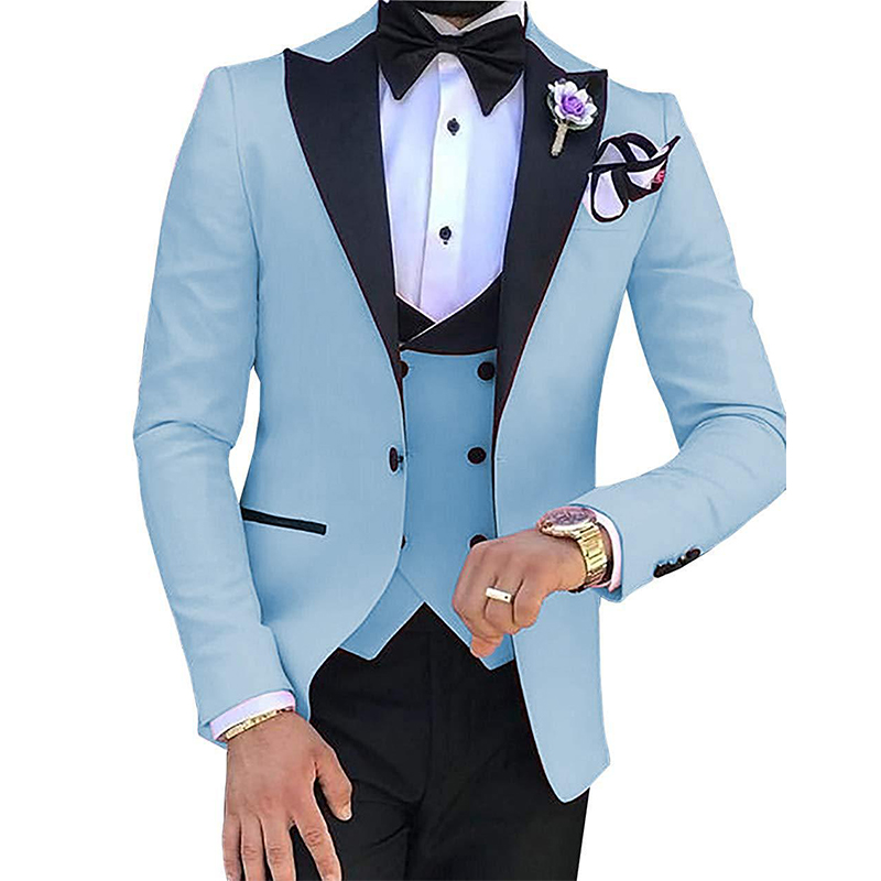 como usar terno azul com branco casamento