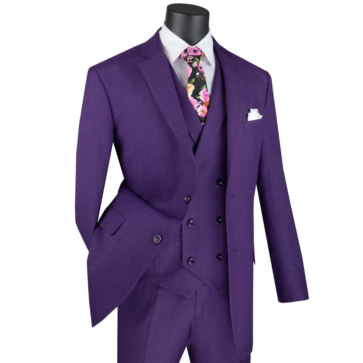 terno slim fit lilás