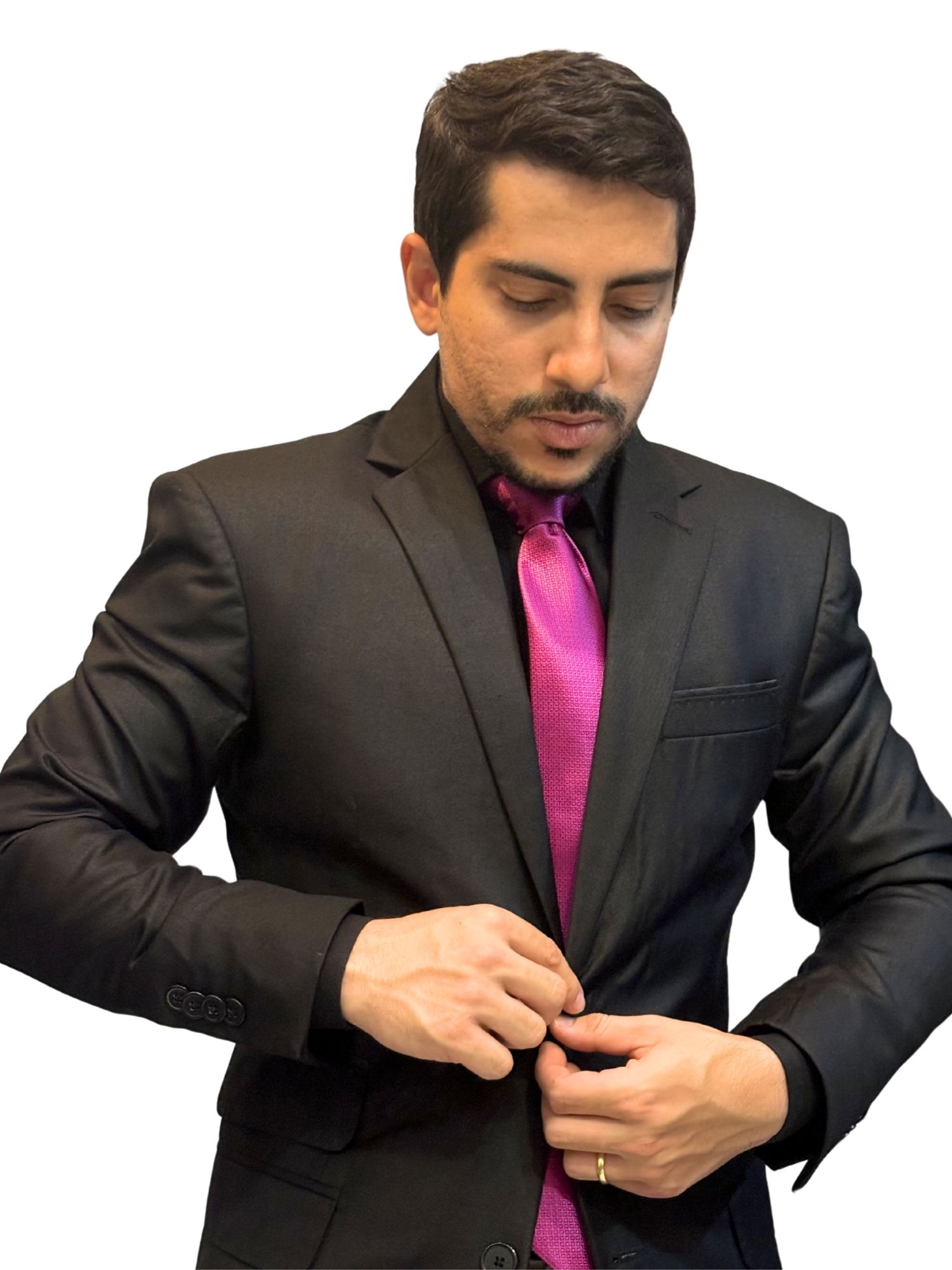 terno preto elegante