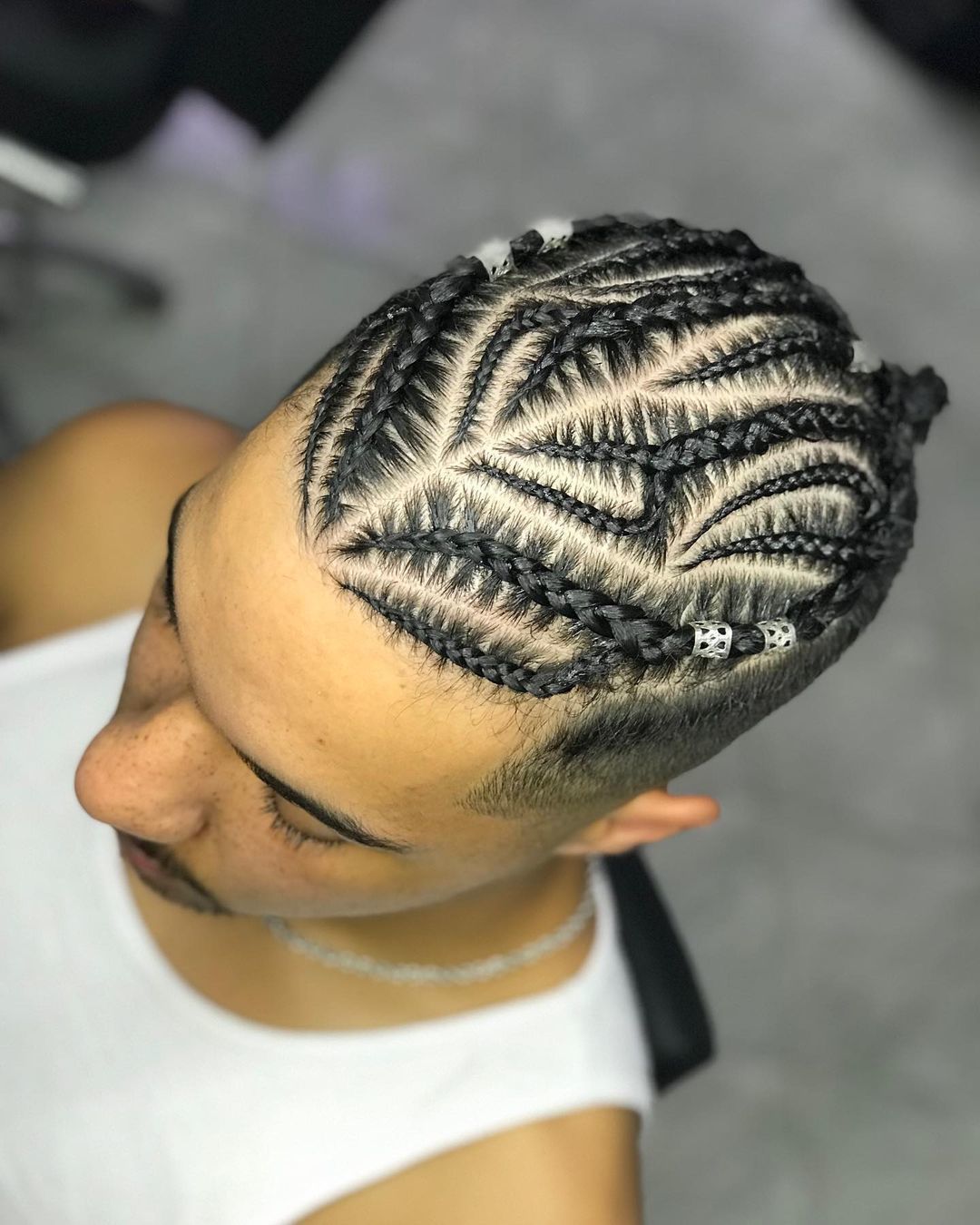 estilos de trança para cabelo masculino