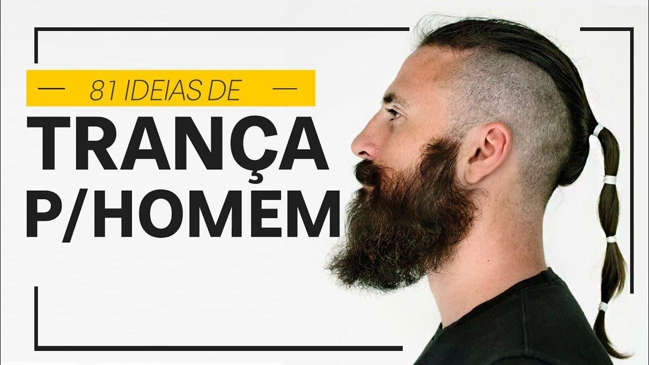 penteados tranças homem